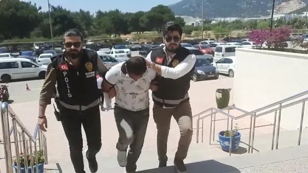 Eşini öldüren Yunus Hamarat, taksici kılığındaki Bodrum polisine yakalandı! | Video
