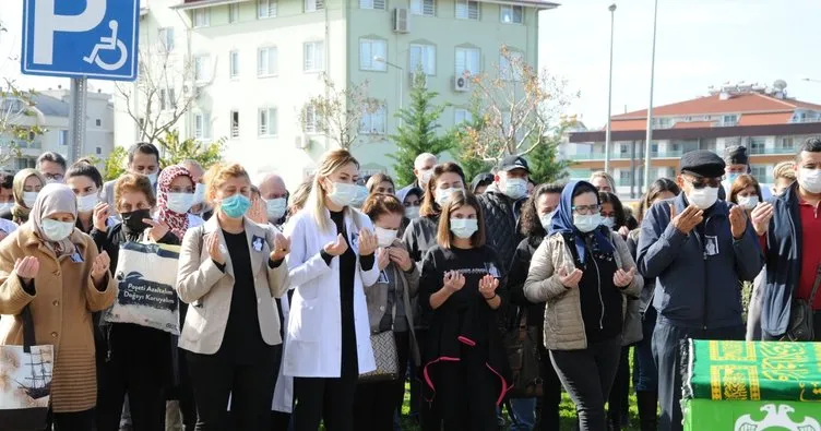 Alanya'da ölen kadın doktora hüzünlü veda