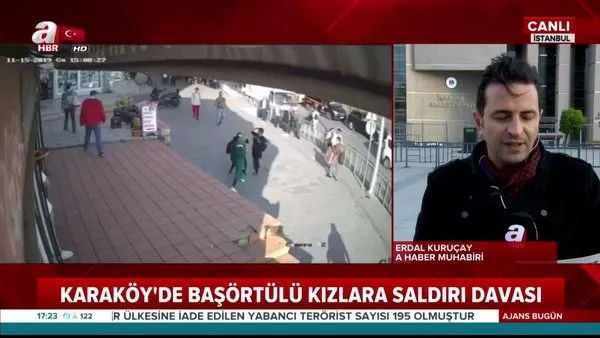 İstanbul Karaköy'de başörtülü kadınlara saldıran kadının tahliye talebine ret