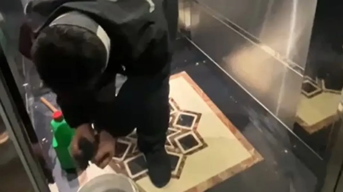 Düzce'de asansörde kurye rezaleti: O görüntüler çok konuşulmuştu! Böyle cezalandırdılar...