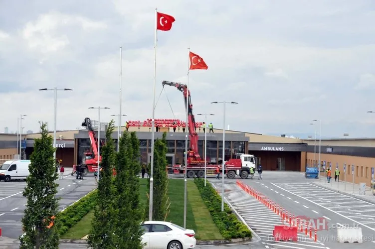 Atatürk Havalimanı’nda yapımına başlanmıştı... Salgın hastanesine anlamlı isim
