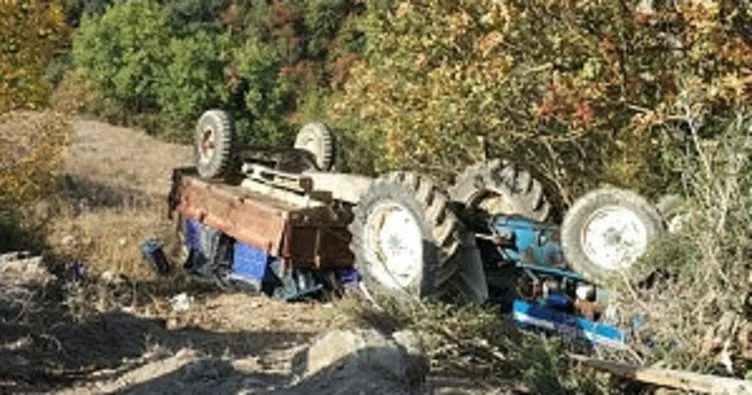 Osmaneli’de traktör kazası 1 Yaralı