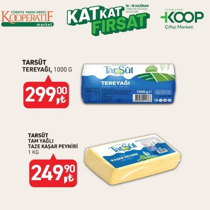 Tarım Kredi Aktüel bugün satışta! Kağıt havlu, salça, somon... 16 Haziran'a kadar geçerli!