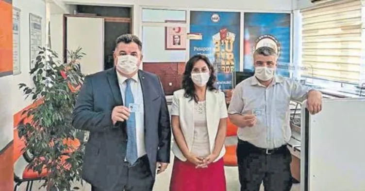 Başkan Doğruer ehliyetini tanıttı