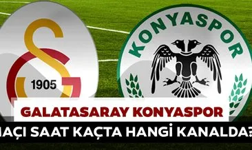 Galatasaray Konyaspor maçı saat kaçta hangi kanalda? Galatasaray seyircisinin önüne çıkıyor…