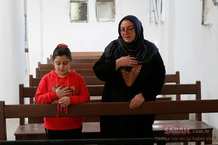 Türkiye’nin onardığı Tel Abyad’daki Ermeni Kilisesi ibadete açıldı