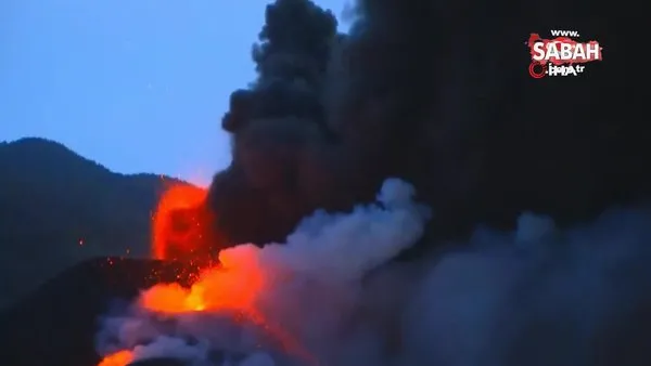 La Palma’daki yanardağda lav çıkışı hızlandı | Video