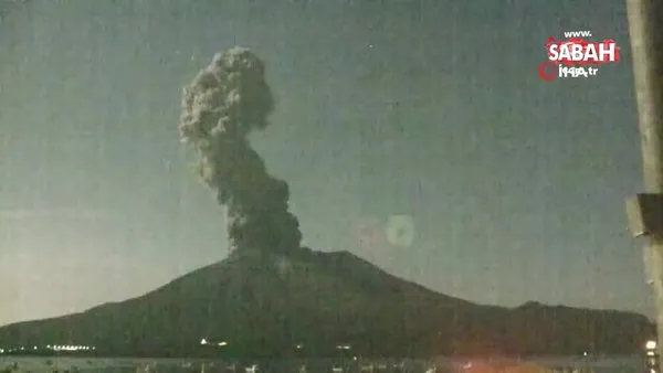 Japonya’da Sakurajima Yanardağı'nda patlama | Video