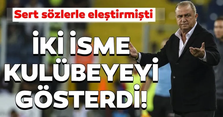 Galatasaray’da flaş gelişme! Fatih Terim iki oyuncuya kulübeyi gösterdi