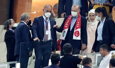 Başkan Erdoğan Türkiye-Galler maçını izledi
