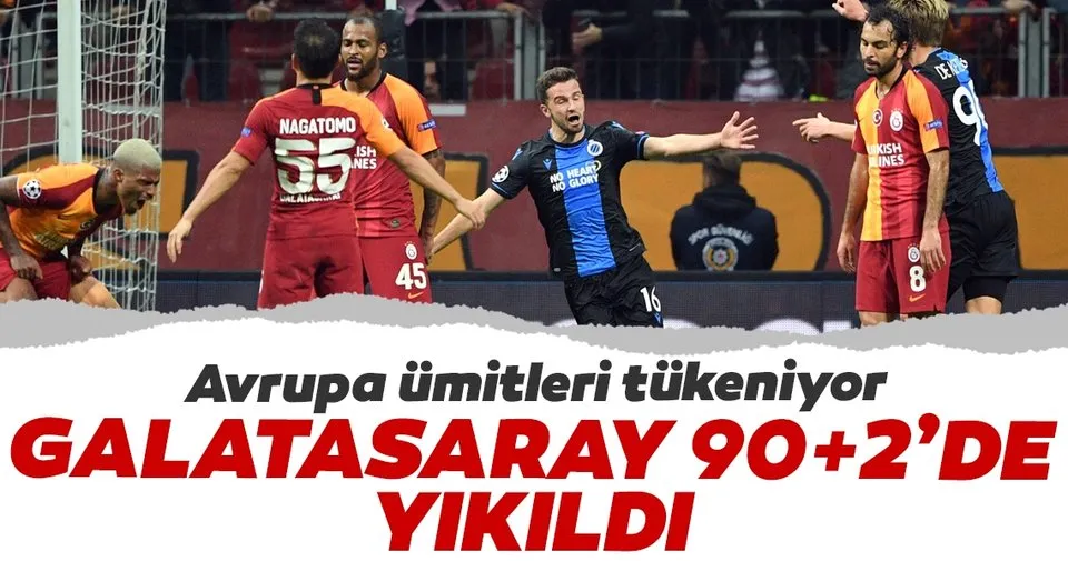 Galatasaray 1 1 Club Brugge Macin Ozeti Ve Golleri Spor Haberleri