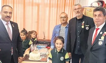 Şehit kızına, sürpriz doğum günü #diyarbakir