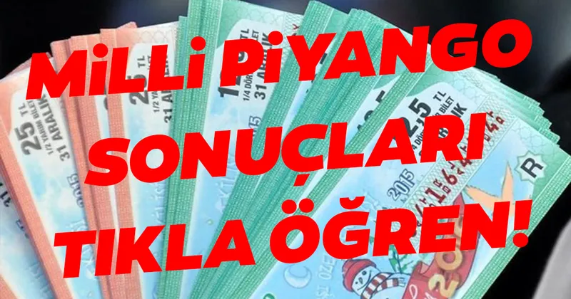 Milli Piyango Sonuclari Tikla Ogren Milli Piyango Yilbasi 2020 Cekilisi Bilet Sorgulama Motoru Son Dakika Yasam Haberleri
