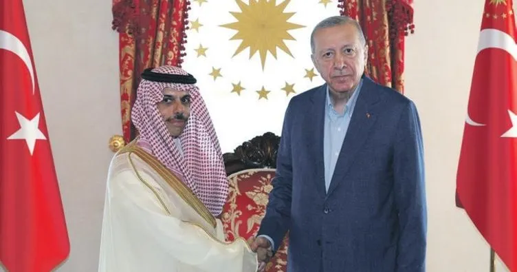 Erdoğan Suudi Arabistan Dışişleri Bakanı’nı kabul etti