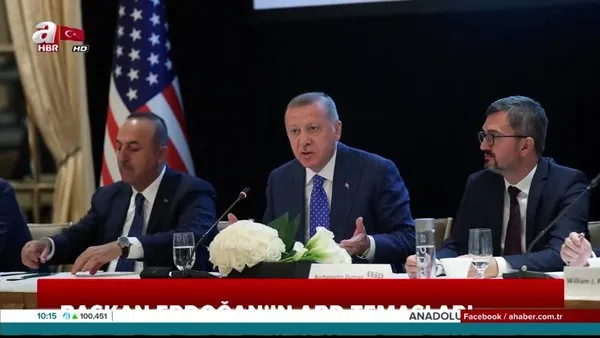 Başkan Erdoğan'dan ABD'de baş döndüren görüşme trafiği