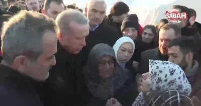 Başkan Erdoğan, çadır kentte incelemelerde bulundu | Video