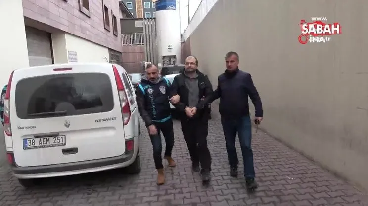 Kayseri'de cinayetin zanlısı adliyeye sevk edildi | Video