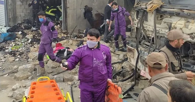 El Bab’da patlama! 4 sivil ağır yaralandı