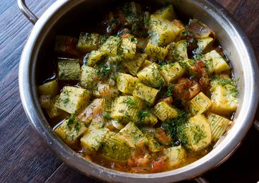 Tavuklu kabak yemeği tarifi