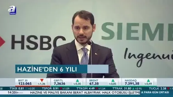 Hazine'den 6 yılın rekor tahvil ihracı
