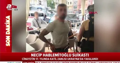 Necip Hablemitoğlu suikastı şüphelisinin yakalanma anı kamerada!