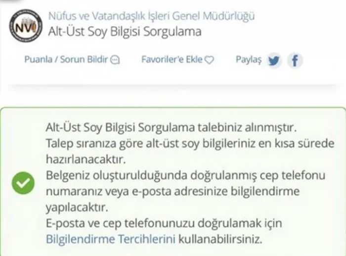 e-Devlet Alt-Üst Soy bilgisi sorgulama nasıl yapılır? Soyağacı sorgulama sayfasına nereden giriş yapılır?