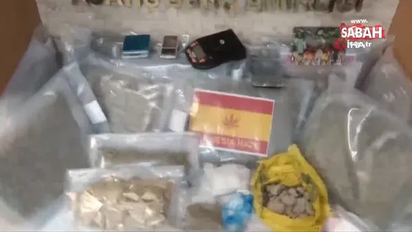 Kağıthane'de operasyon: Evden çok miktarda uyuşturucu çıktı, gözaltına alındı | Video