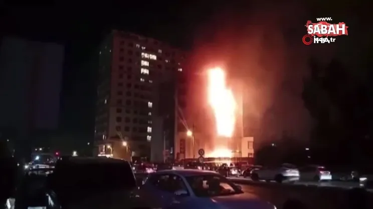 Erbil'de otel yangını | Video