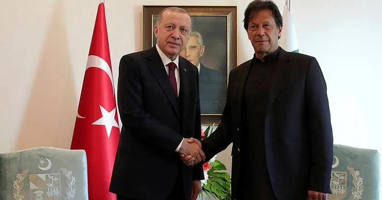 Başkan Erdoğan, Pakistan Başbakanı Khan ile görüştü