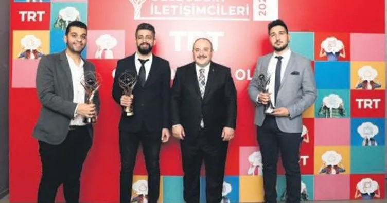 TRT Geleceğin İletişimcileri Ödülleri verildi