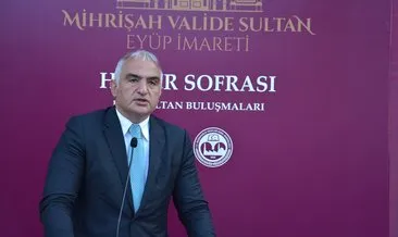 Kültür ve Turizm Bakanı Ersoy, Eyüp İmareti’nde Huzur Sofrası’na katıldı