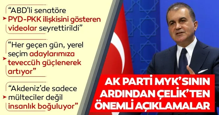 Son dakika: AK Parti MYK toplantısı sona erdi... Çelik'ten önemli açıklamalar