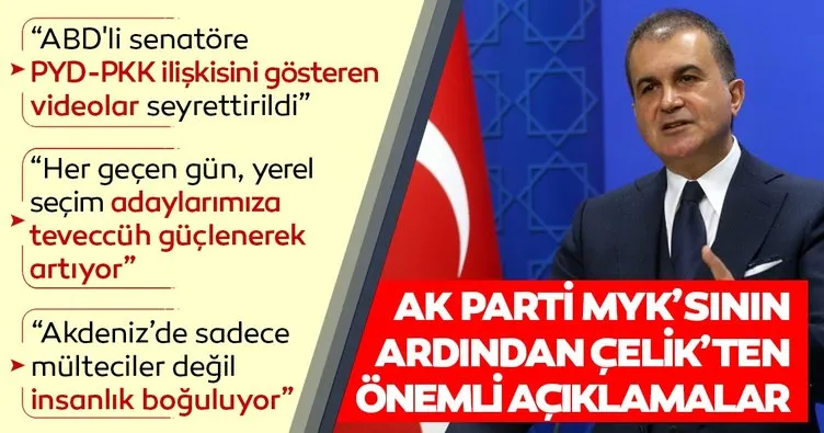 Son dakika: AK Parti MYK toplantısı sona erdi... Çelik’ten önemli açıklamalar