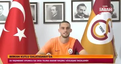 Galatasaray’ın yeni transferi Berkan Kutlu: Türkiye’nin en büyük kulübüne geldim | Video