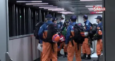 Japon arama kurtarma ekibi Türkiye’ye geldi | Video