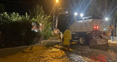 Büyükşehir belediyesinden ilçelere anında müdahale #trabzon