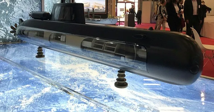 Milli denizaltı STM500 Avrupa’da vitrine çıktı! Özel kuvvet harekatı da gerçekleştirebilecek