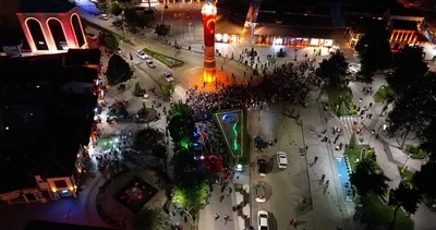 Çorum’da 15 Temmuz demokrasi yürüyüşü #corum