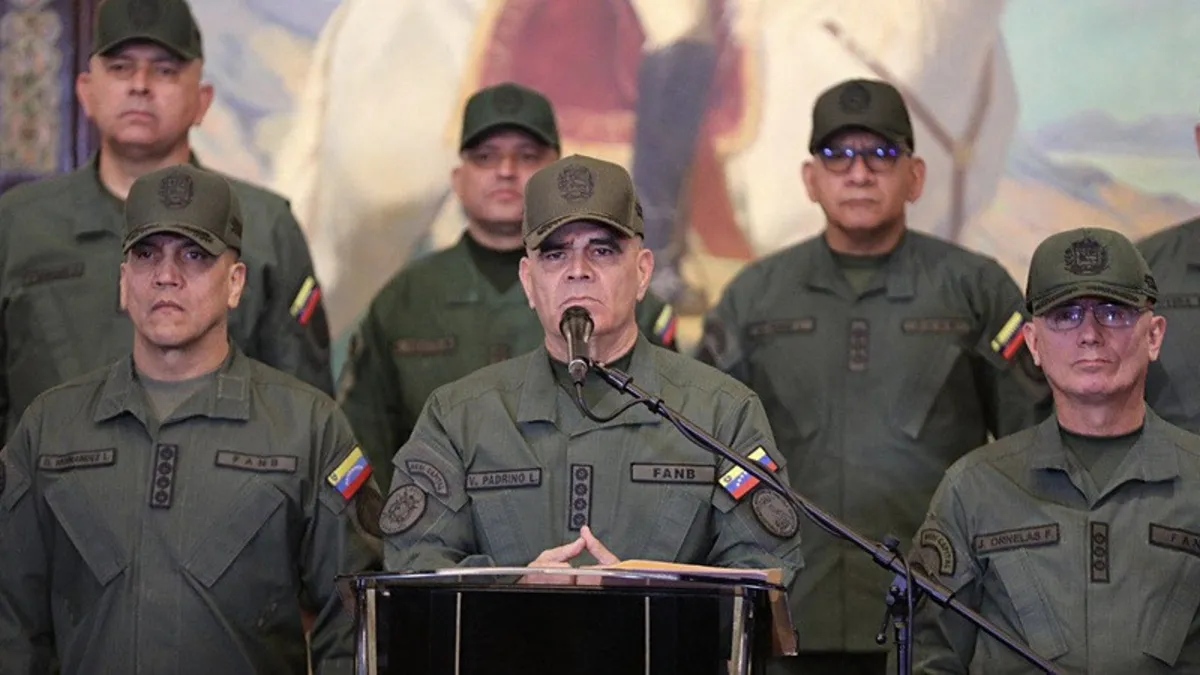 Venezuela Savunma Bakanı Lopez: Ne pahasına olursa olsun vatanı koruyacağız Venezuela Savunma Bakanı Lopez: Ne pahasına olursa olsun vatanı koruyacağız