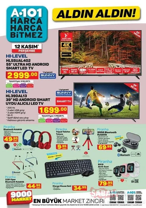 A101 12 Kasım 2020 aktüel ürünler kataloğu! A101 aktüel ürünler kataloğunda bu hafta neler var?