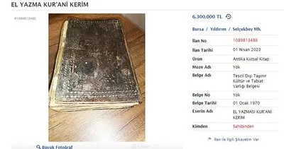 İnternette satışa çıkarılan Kur’an-ı Kerim’in fiyatı şaşırttı