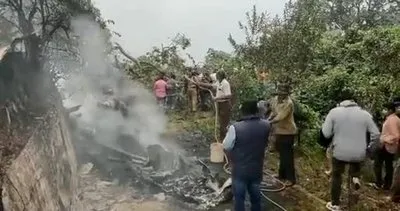 SON DAKİKA: Hindistan Genelkurmay Başkanı’nın içinde bulunduğu askeri helikopter düştü! Olay yerinden ilk görüntüler...