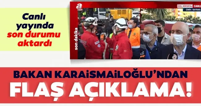 Son Dakika Bakan Karaismailoglu Ndan Izmir Depremiyle Ilgili Aciklama Tam Bir Koordinasyon Icerisindeyiz Son Dakika Haberler