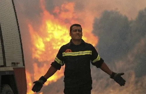 Komşuda yangın