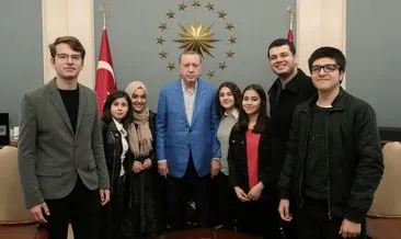 Başkan Erdoğan ile görüşen gençler o anı anlattı