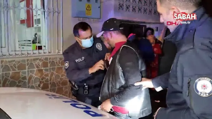 Adana'da kaçmaya çalışırken düşen hırsız, kıskıvrak yakalandı | Video