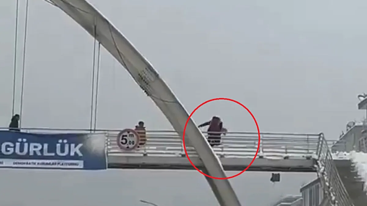 Üst geçitte çocukları darp etmişti: O vicdansız tutuklandı! Üst geçitte çocukları darp etmişti: O vicdansız tutuklandı!