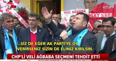 CHP Genel Başkan Yardımcısı Veli Ağababa’dan skandal sözler AK Parti’ye oy verenin elleri kırılsın
