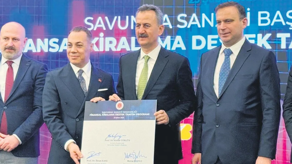 Savunma sanayisine 250 milyon euro destek