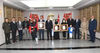 Şehit aileleri ve Gazimize Devlet Övünç Madalyası takdim edildi